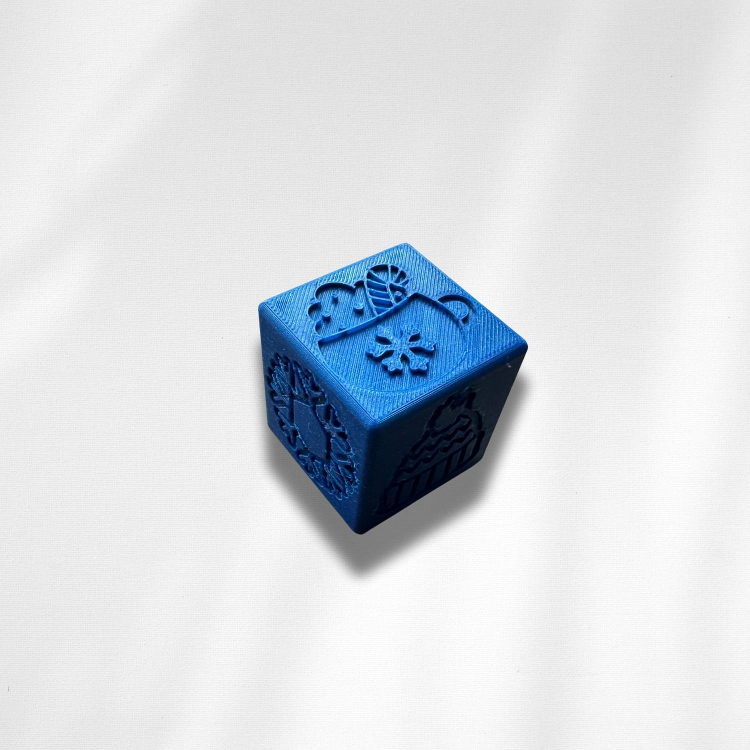 zimní obtiskovací kostka hlavní foto